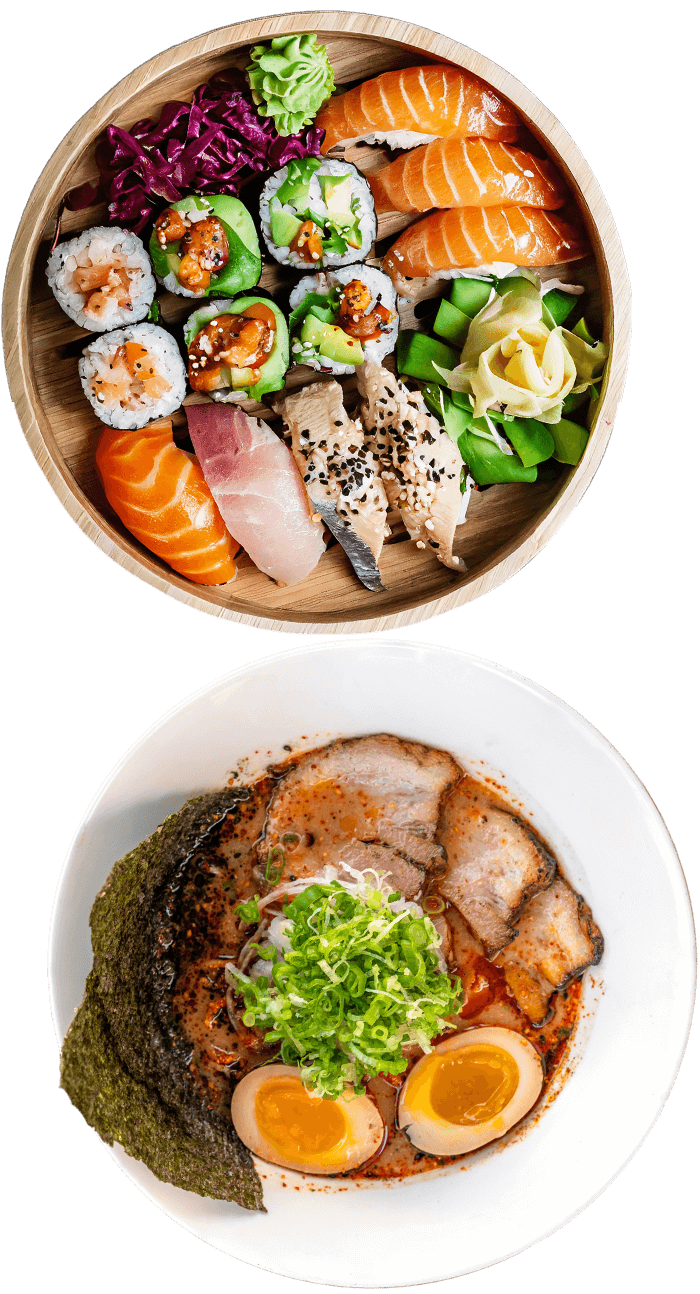 sushi en pokebowl